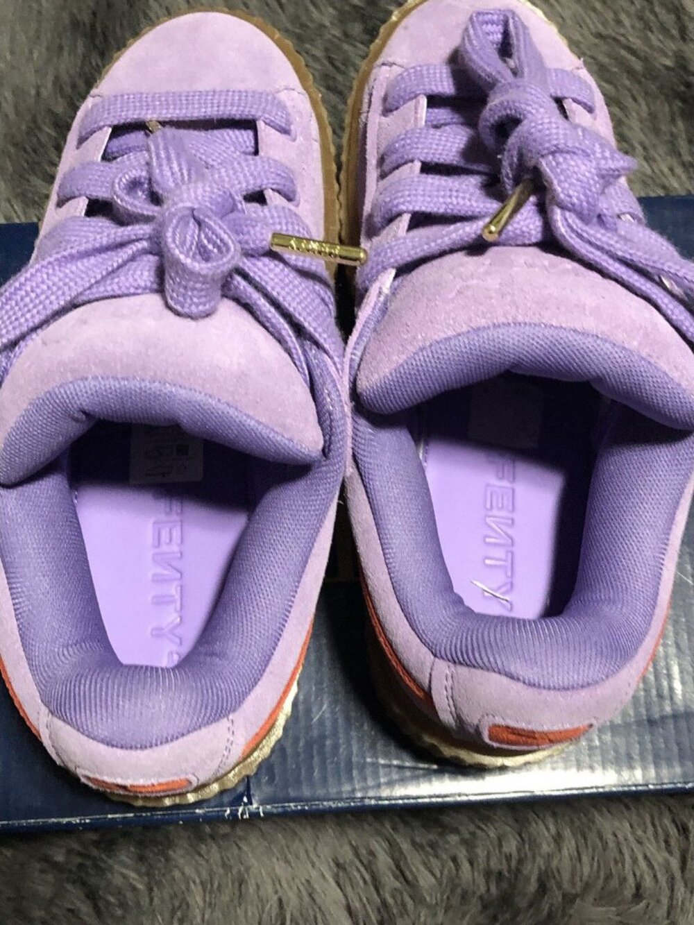 Puma Fenty by Rihanna Creeper Phatty Lavender Alert Purple Women's, Size 6.5 - Picture 4 of 6